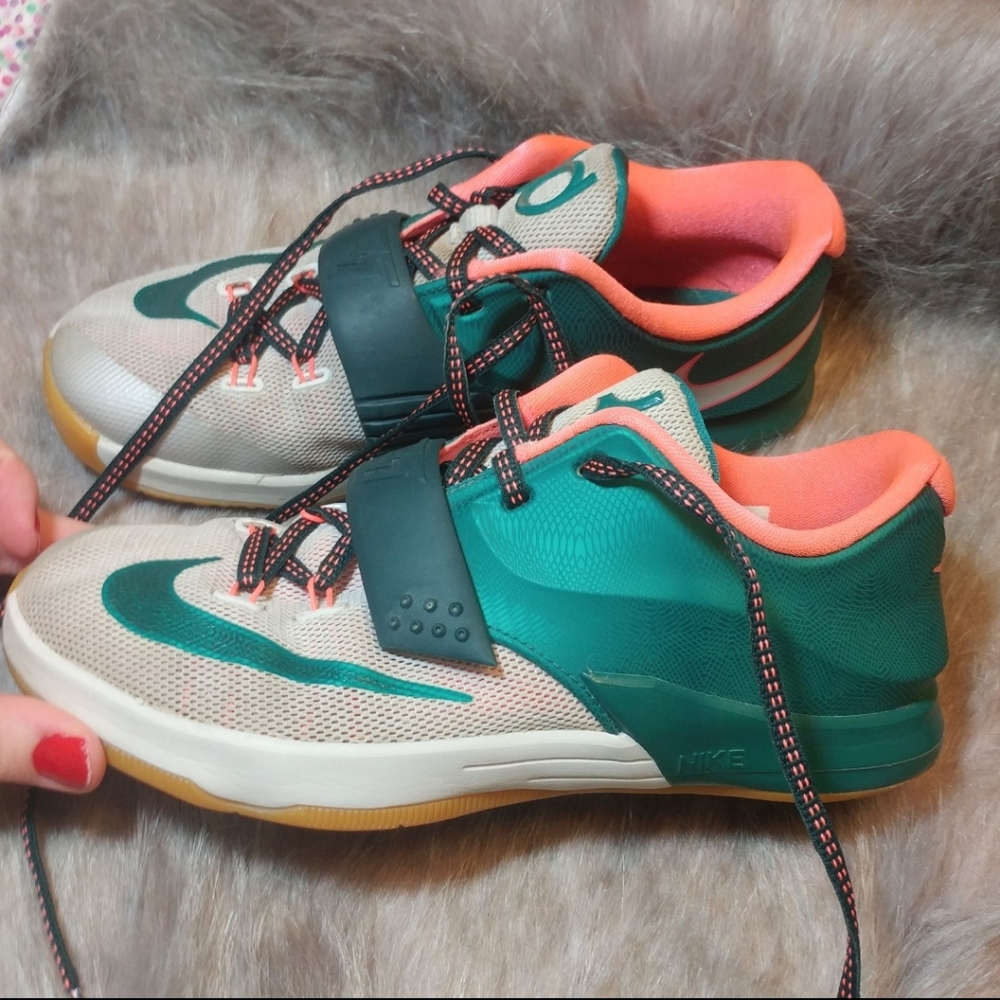 Nike KD Kevin Durant ☆ Kids Youth Nike KD 7 Easy Money 2014 2.5Y Sneakers Shoes